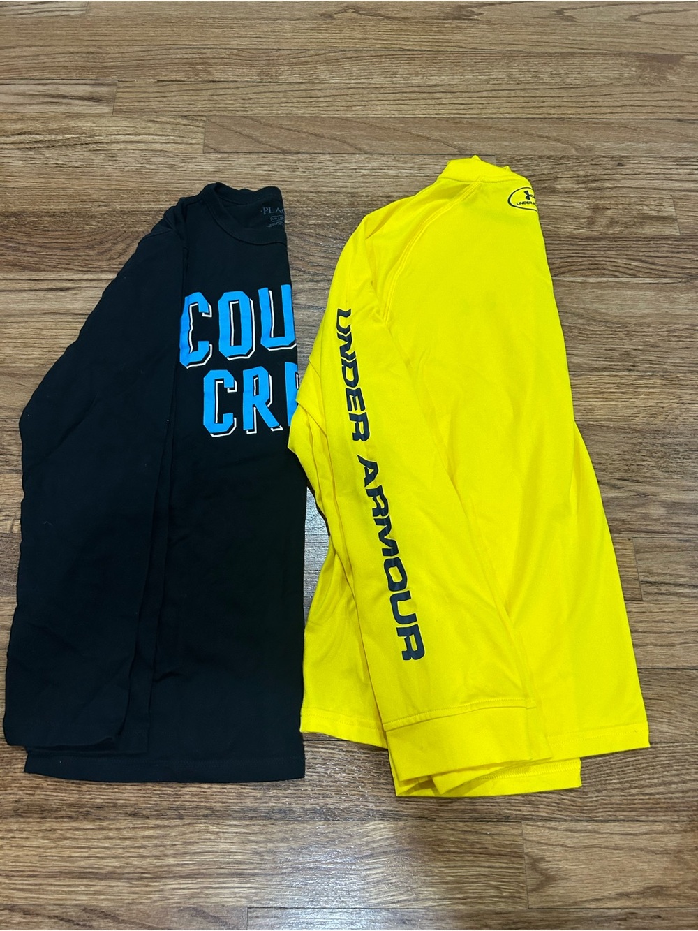 Under Armour Neon Yellow Long Sleeve bundle 2 pc size YL